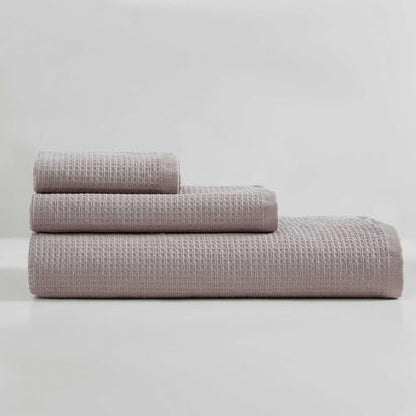 Calvin Klein - Bath Towels, Super Soft & Absorbent Cotton Towels, Oeko-Tex Certified (Eternity Solid Lavender, 3-Piece) - color: Eternity Lavender, size: 3 Pack