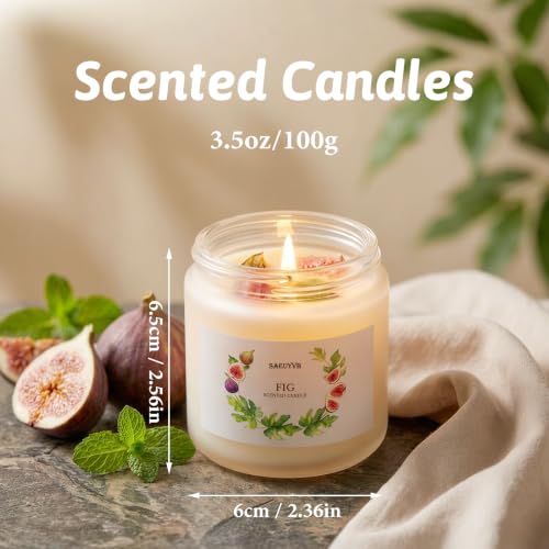 Scented Candles for Home,8 Pack Soy Candles Gift Set for Women,Aromatherapy Candle with Crystals Inside-Perfect for Mother's Day,Valentine's Day, Birthdays, Anniversaries,Christmas