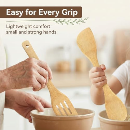Wooden Spatulas 3 Hanging, Non Stick, Bamboo, Non Toxic, Kitchen Use, Wedding, Shower Gifts, Hand Crafted