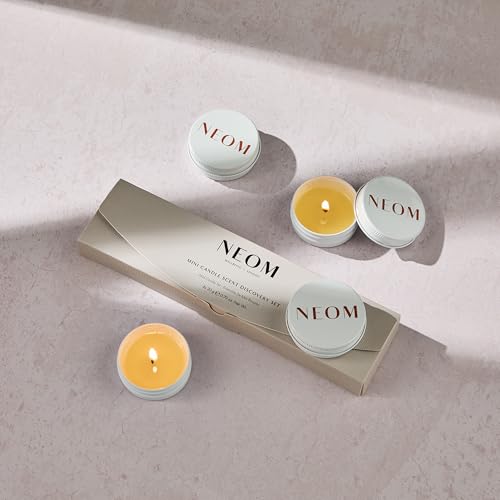 NEOM- Mini Candle Scent Discovery Set | x4 20g Mini Candles | 100% Natural Fragrance