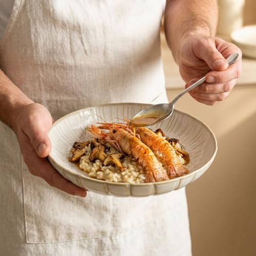 8.7-inch round dinner plates (4-pack), ceramic salad plates, dinner plate set, appetizer plates, suitable for salads, appetizers, desserts, and fruits. - color: White4