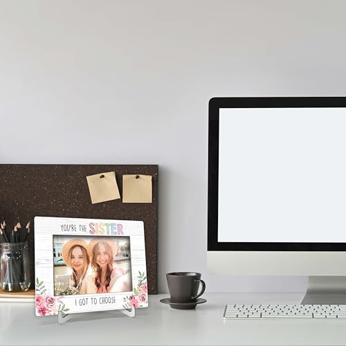 YSTEP Sister Gifts, Cousin & Best Friend Frames, Wood 4x6 Picture Frames for Desk Display - B04 - style: Style 3
