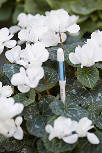 IPPINKA Sustee Aquameter (White, Large, Refillable) - Plant Soil Moisture Sensor - Best for Potted Plants - Probe, Meter, Indicator