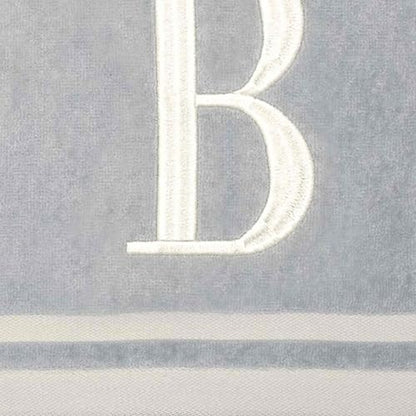 Avanti Linens - Towel Set, Soft & Absorbent Cotton, Embroidered Bathroom Decor, Set of 5 (Monogram Collection, Initial B) - style: B