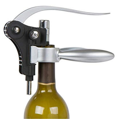 Stainless Steel Opener for Wine Professional Bottle Opener Tools Set with Wood Gift Box Pourer Stopper Foil Cutter Drip Ring Kit