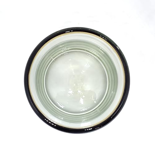 Amber Rim 10 oz Tumblers (set of 6), Recycled Glass, Lead-free, Toxin-Free (Tumbler) - style: 10 oz Tumbler