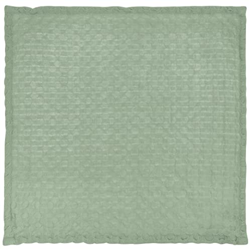 Karma Waffle Weave Dishcloth Set/Holder Simple - color: Blue Simple