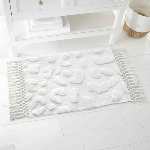 Nicole Miller - Bathroom Rug 20x32 Soft, Non-Slip & Absorbent Cotton | Soft & Absorbent Cotton, Non-Slip Backing, Plush Comfort, Machine Washable, Everyday Bathroom Use - size: Bath Rug