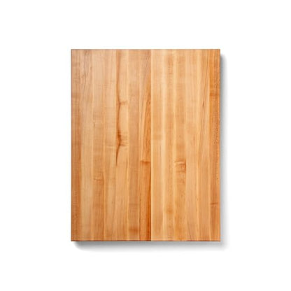 John Boos RA-Board Series Rectangular Wooden Maple Cutting Board 30”x23.25” – 2.25” Thick, 42-lb Reversible Butcher Block with Edge-Grain & Finger Grips – Made in the USA - color: Maple, size: 30"L x 23.3"W