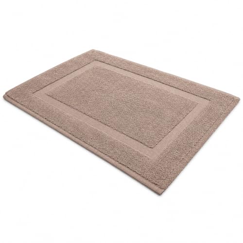 Rajlinen Cotton Bath Mat 2 Pack 23x36-100% Cotton 500 GSM Highly Absorbent Hotel Spa Bathroom Floor Mats, Aesthetic Acron Bath Mat Towels, Machine Washable Shower/Bathtub Rugs - color: Acron