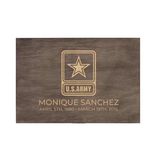Personalized Line of Duty Memorial Keepsake Box – Custom Engraved Wooden Tribute Box for Fallen Heroes, Soldiers, First Responders, Veterans - Sympathy Gifts Storage Boxes for Medals, Flags, Photos - style: 16. Line of Duty Memorial