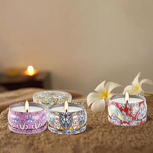 WPONSZU Scented Candles Gift Set, 2.5 oz Soy Wax Aromatherapy Candle for Home, Romantic Candles Gift for Mother Day Christmas Valentines Birthday (24 Pack) - color: Multi-Color3