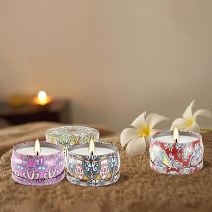 WPONSZU Scented Candles Gift Set, 2.5 oz Soy Wax Aromatherapy Candle for Home, Romantic Candles Gift for Mother Day Christmas Valentines Birthday (24 Pack) - color: Multi-Color3