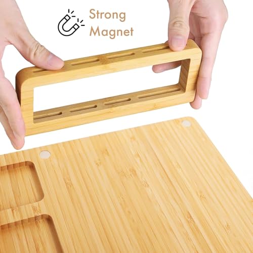 Personalized Cheese Board and Knife Set with Magnetic Holder | Serving Tray for Crackers, Meat, and Wine, Anniversary - style: Personalized Cheese Board Set with Magnet Hold