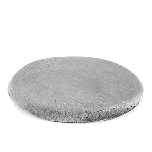 11" Round Chair Cushion Memory Foam Seat Cushion Circle Bar Stool Cushion | Anti Slip Round Chair Pads Fabric Detachable Barstool Cushion Cover Small Round Cushion for Dining Chairs High Stools Grey - color: Grey, size: 11 Inch Round