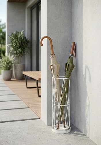 Mango Steam Pluvian™ Soakstone™ Umbrella Holder (Regular, White) - color: White, size: Regular Round