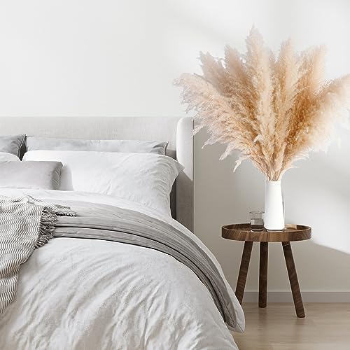 10 Stems 30" inch Dried Pampas Grass Decor Tall, Large Pompas Grass, Boho Neutral Home Decor Bouquet, Fluffy Pampass Grass for Floor Vase Wedding Floral Arrangements Wall Farmhouse Table Decor