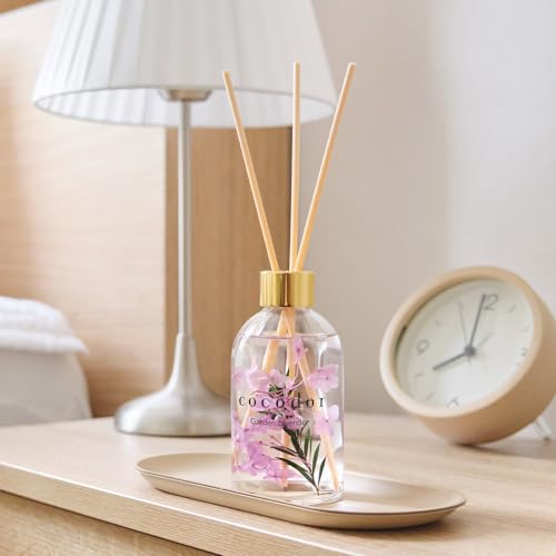 COCODOR Herbarium Reed Diffuser/April Breeze/6.7oz(200ml)/ Fragrance Scent Essential Oil Stick Diffuser Set for Bedroom Bathroom Home Décor - size: Herbarium/6.7Ounce/1Pack
