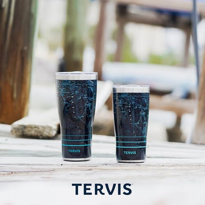 Tervis Traveler® 30oz Tumbler | Inkreel - Teal Wave - color: 30oz Traveler with Slider Lid, style: Inkreel - Teal Wave