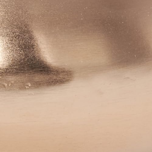 Deco 79 Metal Decorative Candle Tropical Breeze Scented Wide Dome Shaped 60 oz 4 Wick Aromatherapy Candle with White Wax, Wax Aromatherapy Candle 9" x 9" x 3", Copper