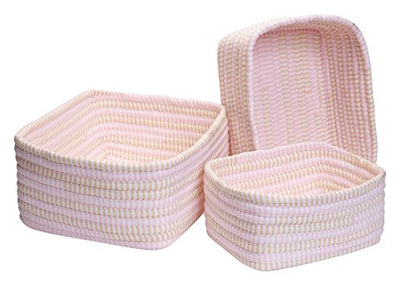 Kya Fabric Nesting Basket Set - 15" x 12" x 7"