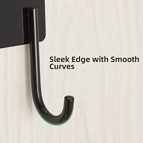 Over Door Hanger, Metal Over the Door Hook Rack with 6 Hook for Hanging Towel Robe Coat Bathroom Bedroom, Towel Rails, Grey - color: Gray