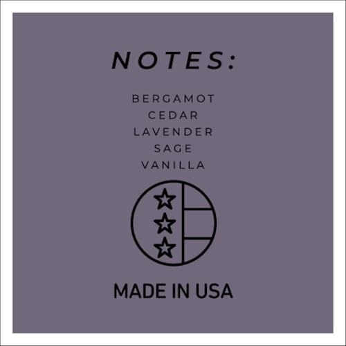 A Cheerful Giver - Lavender Vanilla Mama Scented Glass Jar Candle (22oz) with Lid & True to Life Fragrance Made in USA - size: 22 oz