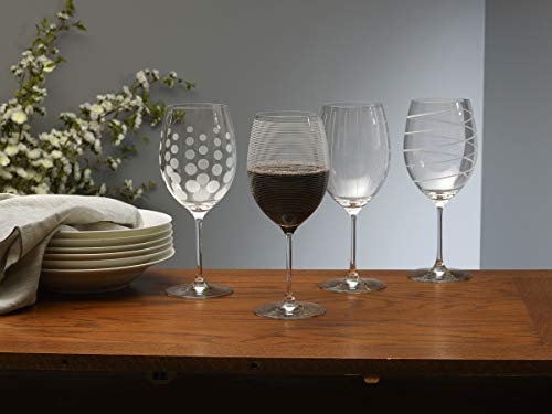 Mikasa Cheers Bordeaux Wine Glass, Set of 4, 24 Ounce, Clear - style: Bordeaux Red Wine