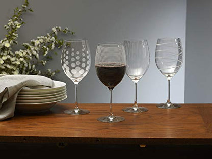 Mikasa Cheers Bordeaux Wine Glass, Set of 4, 24 Ounce, Clear - style: Bordeaux Red Wine