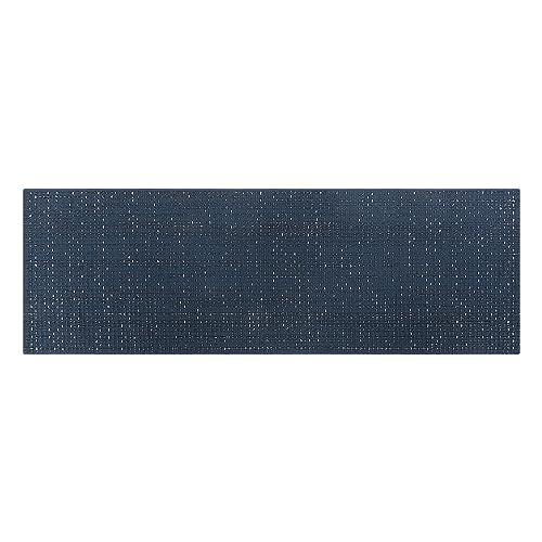 Seavish Hallway Runner Rug, Low Pile Washable Kitchen Runner Rug 2x6 | Cotton Woven Reversible Entryway Rug, Dark Blue Farmhouse Throw Rug Runner for Living Room Bedroom Laundry Patio - color: Dark Blue, size: 2 x 6 ft