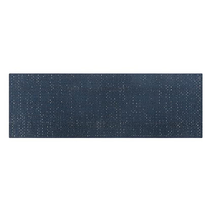 Seavish Hallway Runner Rug, Low Pile Washable Kitchen Runner Rug 2x6 | Cotton Woven Reversible Entryway Rug, Dark Blue Farmhouse Throw Rug Runner for Living Room Bedroom Laundry Patio - color: Dark Blue, size: 2 x 6 ft