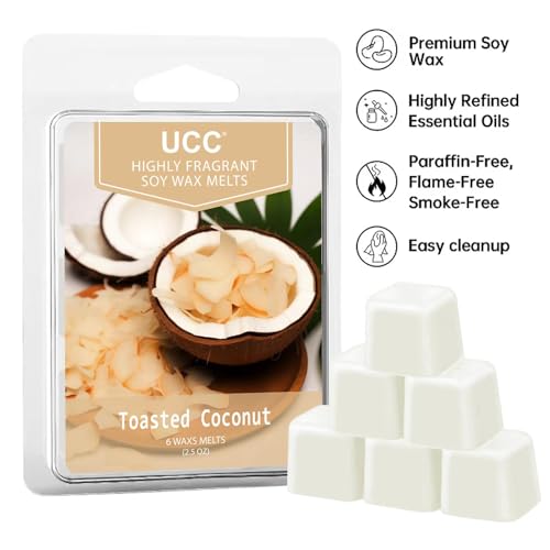 UCC Premium Wax Melts, Fall Variety Fragrance Melts, Scented Soy Wax Melts Cubes, Natural Plant Based Highly Scented Wax Melts Tarts, 4 Pack - color: SET M