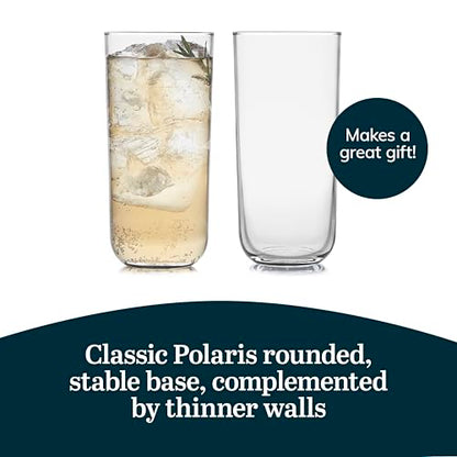Libbey Polaris Tumbler Glasses, Axis, 17.75-ounce, Set of 8 - color: Polaris