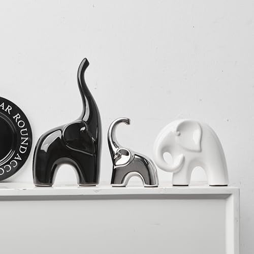 XINXUAN 3PCS Elephant Ornament- Gifts for Women,Wife,Wedding Anniversary - size: A-3PCS elephant