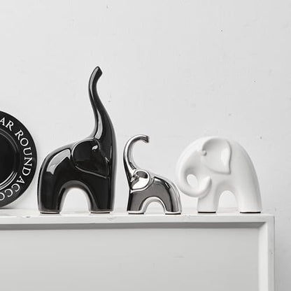 XINXUAN 3PCS Elephant Ornament- Gifts for Women,Wife,Wedding Anniversary - size: A-3PCS elephant