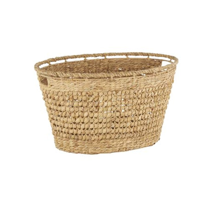 Deco 79 Seagrass Storage Basket, Basket 30" x 21" x 17", Brown - size: 30" x 21" x 17"