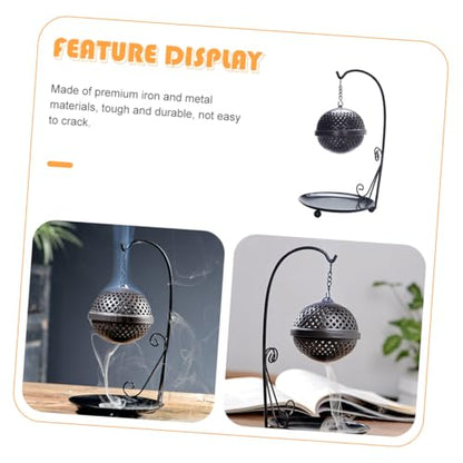SHINEOFI Incense Burner Waterfall Backflow Holder Aromatherapy Ornament for Home Office Yoga Spa Relaxation and Meditation Decor