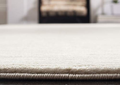 SAFAVIEH Vision Collection Area Rug - 6'7" Round, Cream, Modern Ombre Design, Non-Shedding & Easy to Clean, Ideal for Living Room, Bedroom, Dining Space (VSN606F) - color: Creme, size: 6'7" (Round)