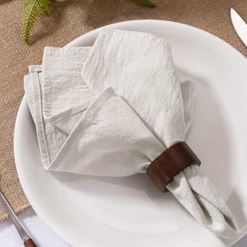 Cotton Linen Natural Cloth Napkins Boho Rustic Table Dinner Napkins Cloth | 16"×16",Set of 8 Cloth Napkins Bulk,Washable Dinner Napkins for Wedding Party Baby Bridal Shower Birthday Table Decor - color: Beige, size: 16" x 16" (Set of 8)
