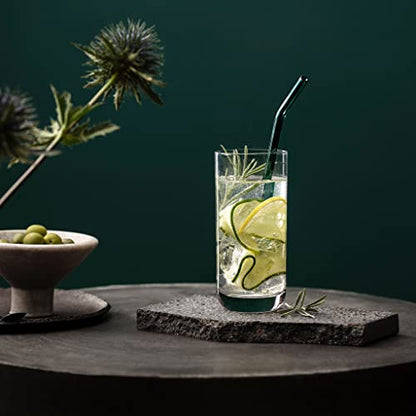 Villeroy & Boch La Divina Longdrink Glass, Set of 4, Tall Glass for Water/Cocktails, 13.5 oz, Crystal | Crystal glass long drink glasses, dishwasher safe, perfect for a gin and tonic or an easy cocktail evening - style: Highball