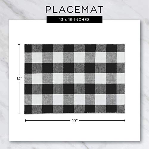 DII Variegated Tabletop Collection, Placemat Set 13x19, Spice, 6 Piece - color: Spice, size: 19" x 13" (Set of 6)