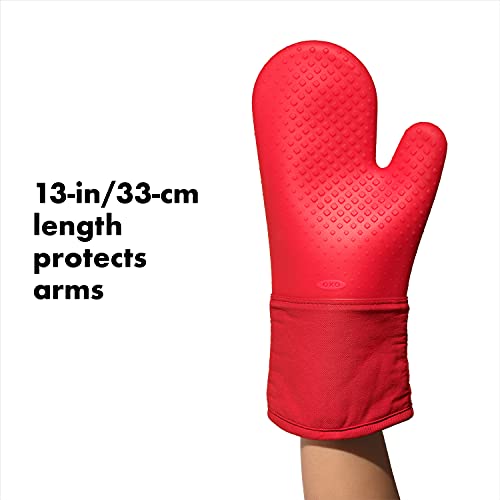 OXO Good Grips Silicone Oven Mitt, Jam - color: Jam