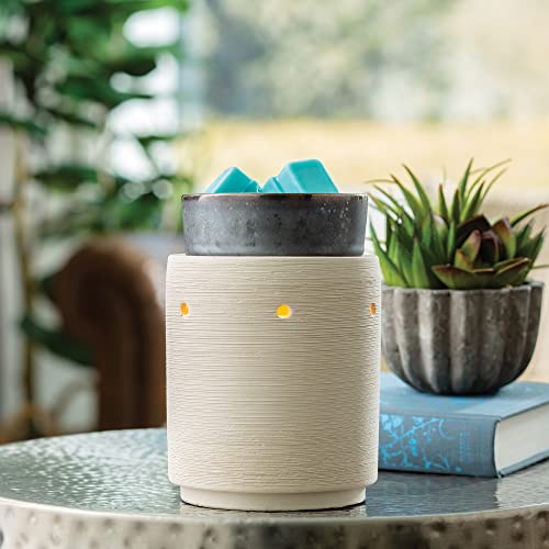 Candle Warmers ETC. Illumination Fragrance Warmer- Light-Up Warmer for Warming Scented Candle Wax Melts and Tarts or to Freshen Room, Iron and Clay - size: Iron & Clay
