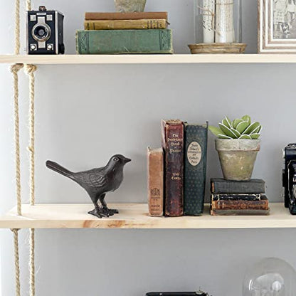 MOLIGOU Cast Iron Bird Figurine, Bird Statues Home Decor, Decorative Dove Sculpture Ornament for Farmhouse, Shelf