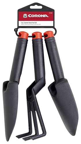 Corona Tools 3-Piece Garden Hand Tools Set - color: Black Plastic