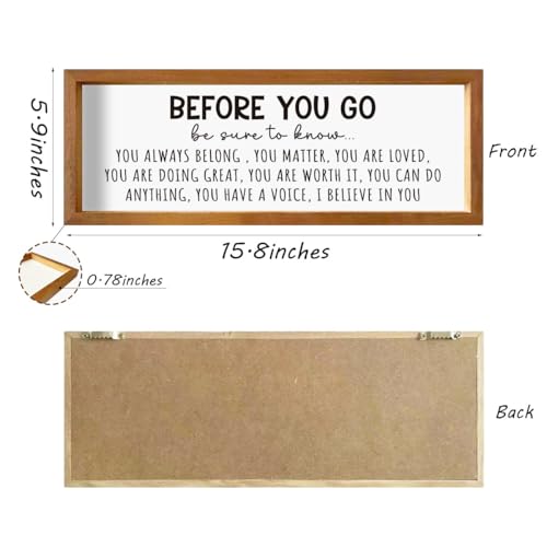 ENGVZ You Matter, You are Loved Wooden Picture Frame - color: Family 8