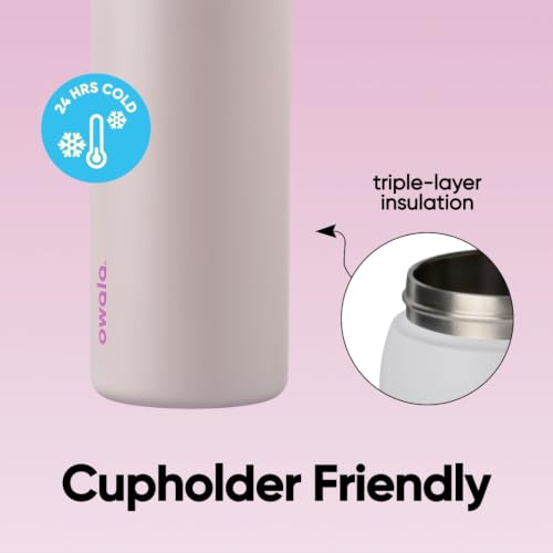 Owala FreeSip Stainless Steel Water Bottle 32 oz Dreamy Field - color: Dreamy Field, size: 32 Ounces