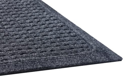 Guardian EG020304 EcoGuard Indoor/Outdoor Wiper Mat, Rubber, 24 x 36, Charcoal