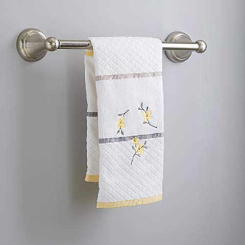 SKL Home Spring Garden Hand Towel, White - color: Spring Garden