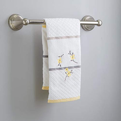SKL Home Spring Garden Hand Towel, White - color: Spring Garden